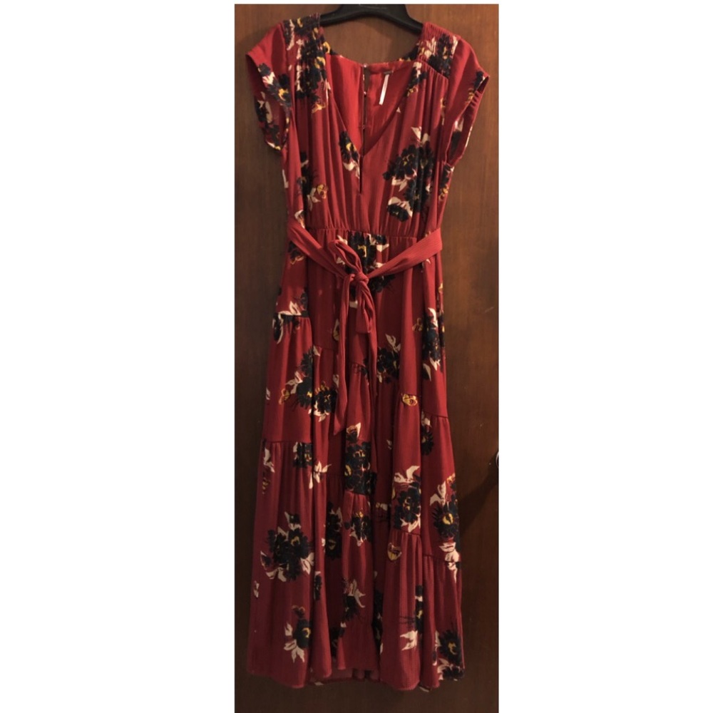 Free People Floral Maxi Dress